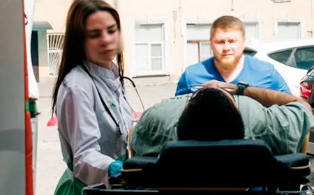 Пациент на каталке